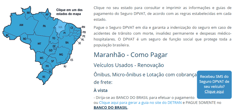 DPVAT Maranhão 2024 - Como Consultar